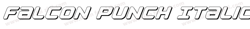 Falcon Punch Italic字体转换